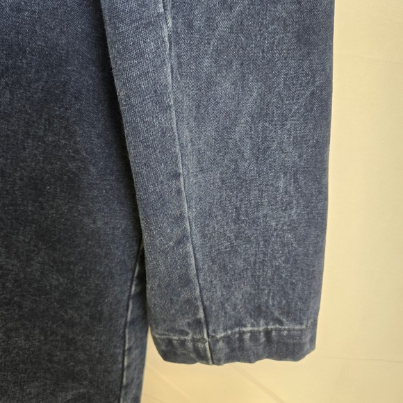 Vtg Jordache Jeanswear Denim Blazer, Painted Floral Design, Women's Size Medium - Picture 13 of 13